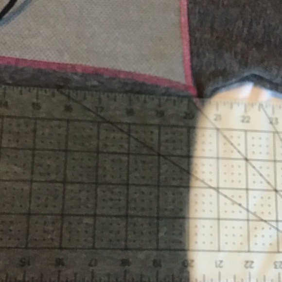 Gray and Pink Hooded Sweatshirt - Picture 4 of 6